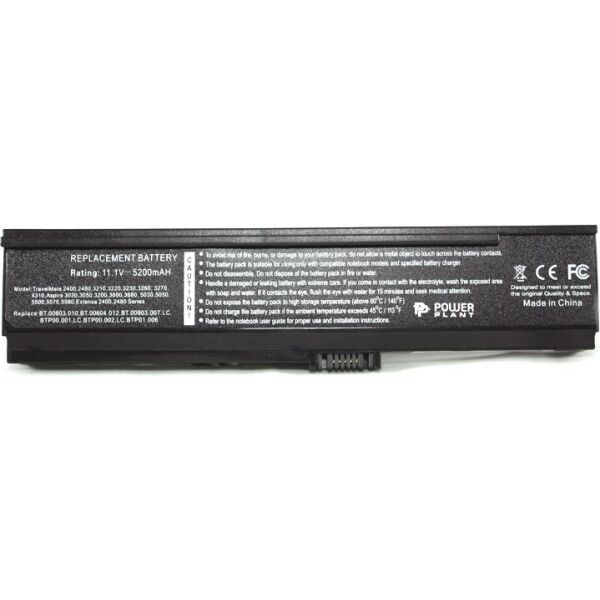 Аккумулятор PowerPlant для ноутбуков ACER Aspire 3030 (BT.00603.010) 11.1V 5200mAh (NB00000211)
Аккумулятор PowerPlant для ноутбуков ACER Aspire 3030 (BT.00603.010) 11.1V 5200mAh (NB00000211)