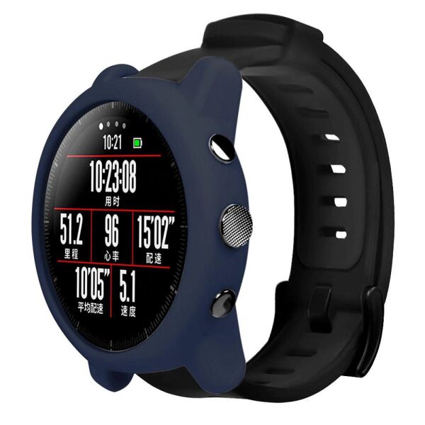 Amazfit Stratos 2/2 S Комплект (чехол и ремешок) для смарт часов, Navy blue 
Amazfit Stratos 2/2 S Комплект (чехол и ремешок) для смарт часов, Navy blue