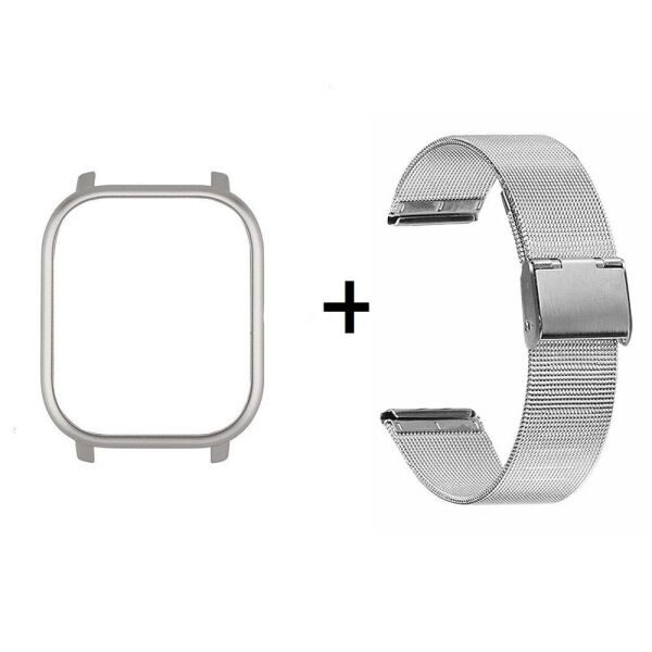 Amazfit GTS Комплект для смарт часов (металлический ремешок c застежкой и бампер), Silver
Amazfit GTS Комплект для смарт часов (металлический ремешок c застежкой и бампер), Silver