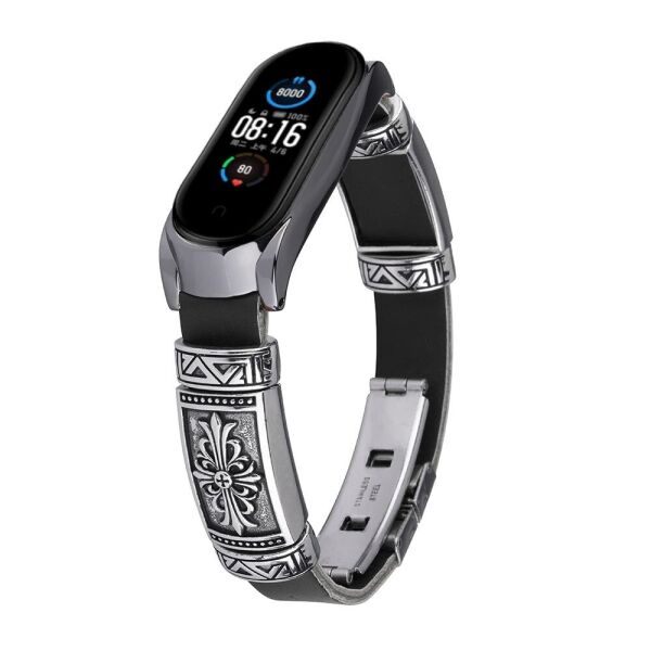 Ремешок винтажный для фитнес-браслета Xiaomi Mi Band 3 и 4 Retro style Type B Black-black
Ремешок винтажный для фитнес-браслета Xiaomi Mi Band 3 и 4 Retro style Type B Black-black