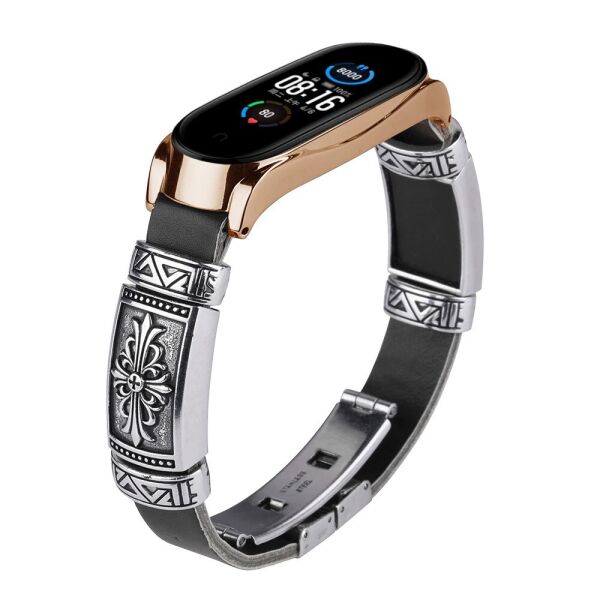 Ремешок винтажный для фитнес-браслета Xiaomi Mi Band 3 и 4 Retro style Type B Black-rose gold
Ремешок винтажный для фитнес-браслета Xiaomi Mi Band 3 и 4 Retro style Type B Black-rose gold