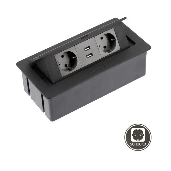 Удлинитель GTV, встраиваемый, SOFT, 2 гнезда, 2 USB х 2.1A 5V, провод 1.5 м, чёрный, SCHUKO
Удлинитель GTV, встраиваемый, SOFT, 2 гнезда, 2 USB х 2.1A 5V, провод 1.5 м, чёрный, SCHUKO