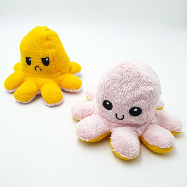 Мягкая игрушка Осьминог перевертыш двусторонний веселый грустный Mood Octopus 20 см UKC желто/розовый
Мягкая игрушка Осьминог перевертыш двусторонний веселый грустный Mood Octopus 20 см UKC желто/розовый