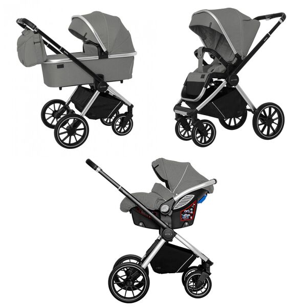 Детская универсальная коляска 3 в 1 Carrello Optima (Каррелло Оптима) CRL-6504 (3in1) Mirror Grey, в льне (6900085002750) Цвет Серый
Детская универсальная коляска 3 в 1 Carrello Optima (Каррелло Оптима) CRL-6504 (3in1) Mirror Grey, в льне (6900085002750) Цвет Серый