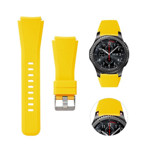 Силиконовый ремешок Watchbands для Samsung Gear S3 / Samsung Galaxy Watch 46mm Silver - желтый (WB001YELLOW20)
Силиконовый ремешок Watchbands для Samsung Gear S3 / Samsung Galaxy Watch 46mm Silver - желтый (WB001YELLOW20)