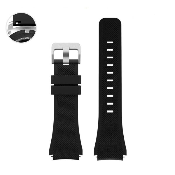 Ремешок для Samsung Galaxy Watch 46mm Silver - черный / силикон / размер L / ширина крепления 22мм / Watchbands (WB001BLACK2046N)
Ремешок для Samsung Galaxy Watch 46mm Silver - черный / силикон / размер L / ширина крепления 22мм / Watchbands (WB001BLACK2046N)