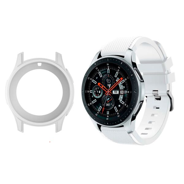 Комплект Watchbands: силиконовый ремешок белый + чехол белый для Samsung Gear S3 Frontier (WBKW-46-1S3)
Комплект Watchbands: силиконовый ремешок белый + чехол белый для Samsung Gear S3 Frontier (WBKW-46-1S3)