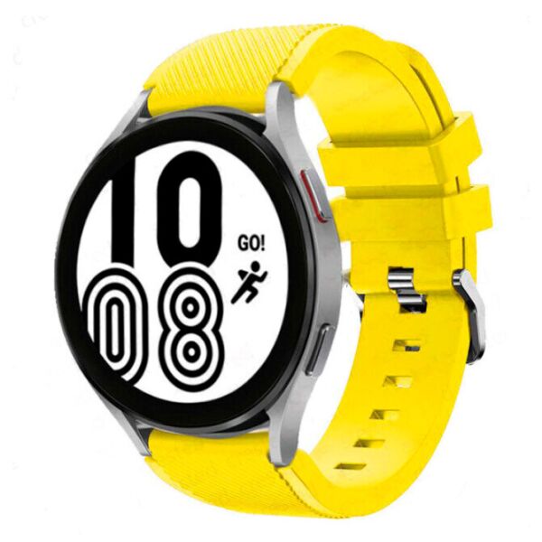 Ремешок для Samsung Galaxy Watch 4 - желтый / ширина крепления 20мм / размер L / силикон / Watchbands Gear (WB00S4GEAR4)
Ремешок для Samsung Galaxy Watch 4 - желтый / ширина крепления 20мм / размер L / силикон / Watchbands Gear (WB00S4GEAR4)