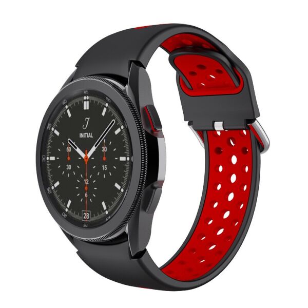 Ремешок для Samsung Galaxy Watch 4 Classic - черно-красный / ширина крепления 20мм / силикон перфорация / размер L / Watchbands Uniq (WB00S4GALAXYUNIQ1CLASSIC)
Ремешок для Samsung Galaxy Watch 4 Classic - черно-красный / ширина крепления 20мм / силикон перфорация / размер L / Watchbands Uniq (WB00S4GALAXYUNIQ1CLASSIC)