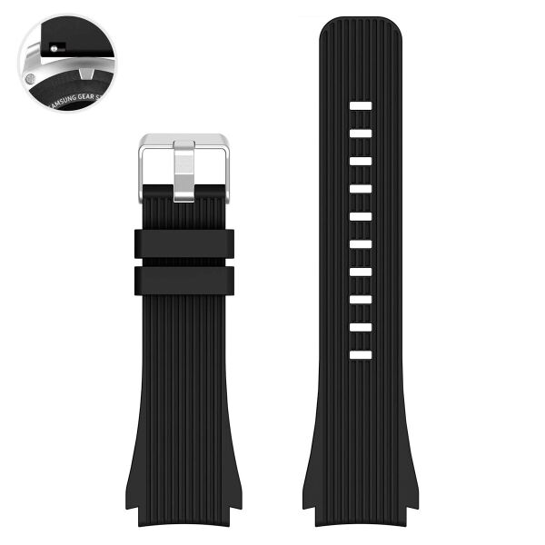Ремешок для Samsung Gear S3 - черный / силикон / размер L / ширина крепления 22мм / Watchbands Galaxy (WB001GALAXYBLACKS3N)
Ремешок для Samsung Gear S3 - черный / силикон / размер L / ширина крепления 22мм / Watchbands Galaxy (WB001GALAXYBLACKS3N)