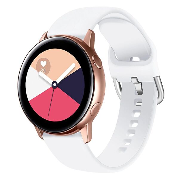 Силиконовый ремешок Watchbands белый для Samsung Galaxy Watch Active 2 / для Samsung Galaxy Watch Active - размер L (WB0021NORMALWHITE)
Силиконовый ремешок Watchbands белый для Samsung Galaxy Watch Active 2 / для Samsung Galaxy Watch Active - размер L (WB0021NORMALWHITE)