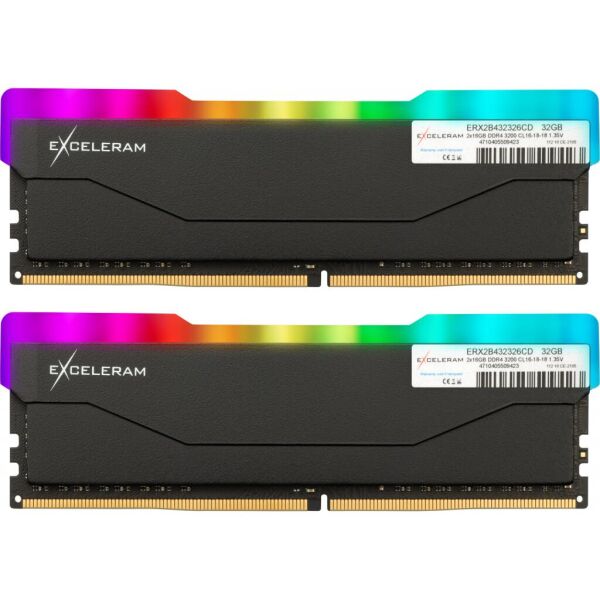 Модуль памяти для компьютера DDR4 32GB (2x16GB) 3200 MHz RGB X2 Series Black eXceleram (ERX2B432326CD)
Модуль памяти для компьютера DDR4 32GB (2x16GB) 3200 MHz RGB X2 Series Black eXceleram (ERX2B432326CD)