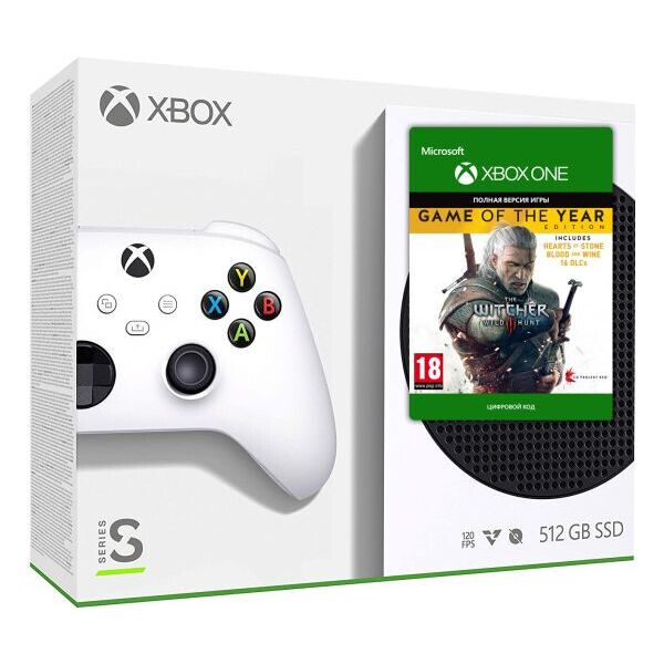 Microsoft Xbox Series S 512Gb + The Witcher 3: Wild Hunt Game of The Year Edition (русская версия)
Microsoft Xbox Series S 512Gb + The Witcher 3: Wild Hunt Game of The Year Edition (русская версия)