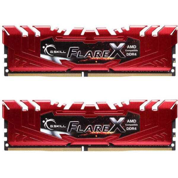 Модуль памяти для компьютера DDR4 16GB (2x8GB) 2400 MHz Flare X Red G.Skill (F4-2400C15D-16GFXR)
Модуль памяти для компьютера DDR4 16GB (2x8GB) 2400 MHz Flare X Red G.Skill (F4-2400C15D-16GFXR)
