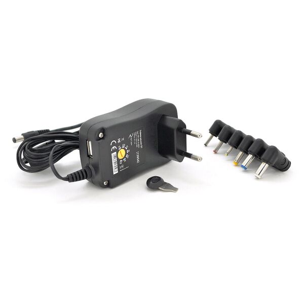 Універсальний БП Input 100V-240V 50-60Mhz, Output: 3V-12V-2.1A 30W, 6 Г-подібних роз'ємів 2.35 * 0.75 / 3.0 * 1.1 / 3.5 * 1.35 / 4.0 * 1.7 /5.5*2.1/5.5*2.5, BOX
Універсальний БП Input 100V-240V 50-60Mhz, Output: 3V-12V-2.1A 30W, 6 Г-подібних роз'ємів 2.35 * 0.75 / 3.0 * 1.1 / 3.5 * 1.35 / 4.0 * 1.7 /5.5*2.1/5.5*2.5, BOX