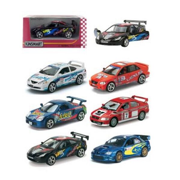Машина метал. "Kinsmart" "Street Fighter (Celica, MR2,IS300, Type-R)", в кор. 16*8,5*7,5см (96шт/4)
Машина метал. "Kinsmart" "Street Fighter (Celica, MR2,IS300, Type-R)", в кор. 16*8,5*7,5см (96шт/4)