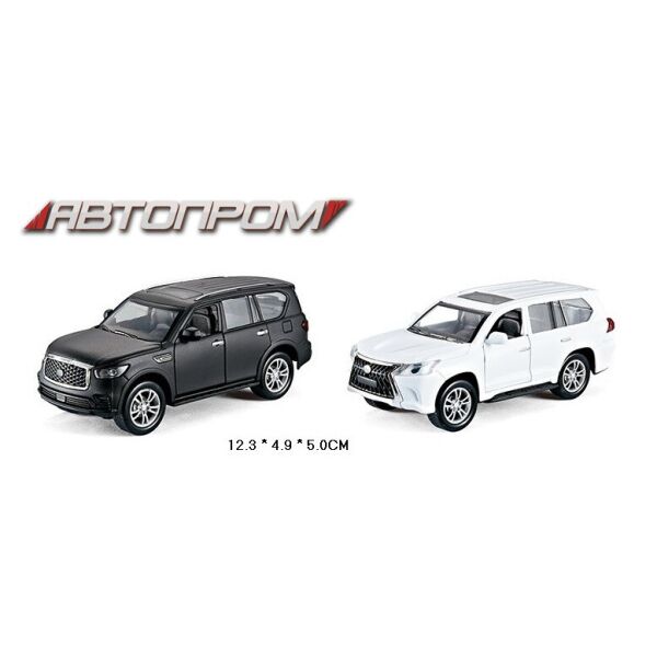 Машина метал. "АВТОПРОМ", 1:32-36, 2вида по 3 цвета, бат., свет, откр.двери, в кор. 15*6,7*7см (96шт/2)
Машина метал. "АВТОПРОМ", 1:32-36, 2вида по 3 цвета, бат., свет, откр.двери, в кор. 15*6,7*7см (96шт/2)