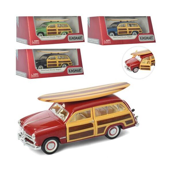 Машина метал. "Kinsmart" "Ford Woody Wagon 1949" 12см, инерц., открыв. двери, 4 цвета, в кор. 16*7*8,5см (24шт)
Машина метал. "Kinsmart" "Ford Woody Wagon 1949" 12см, инерц., открыв. двери, 4 цвета, в кор. 16*7*8,5см (24шт)