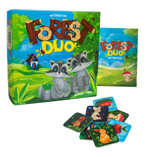 Настольная игра "Forest Duo" (укр), в кор. 19,5*19,5*4,5см, ТМ Стратег, Украина (10шт)
Настольная игра "Forest Duo" (укр), в кор. 19,5*19,5*4,5см, ТМ Стратег, Украина (10шт)