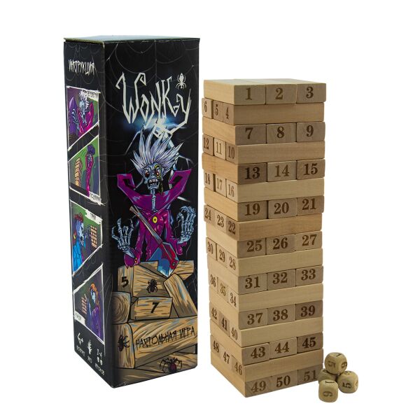 Игра развлекательная "Wonky Джанга", рус., в кор. 28*8,2*8,2см, ТМ Стратег, Украина (6шт)
Игра развлекательная "Wonky Джанга", рус., в кор. 28*8,2*8,2см, ТМ Стратег, Украина (6шт)
