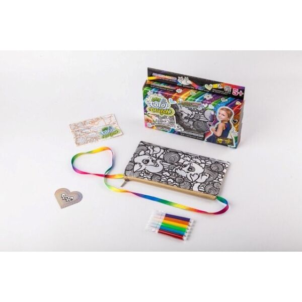 Набор для творчества "My Color Clutch", клатч-пенал раскраска, фломастеры, (укр.) 22*15*3см (18шт)
Набор для творчества "My Color Clutch", клатч-пенал раскраска, фломастеры, (укр.) 22*15*3см (18шт)