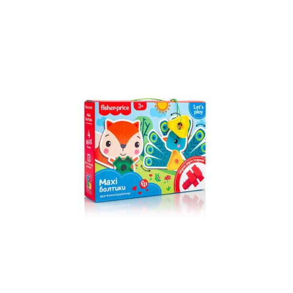 Игра-конструктор "Fisher Price. Maxi-болтики" (укр), в кор. 27*20*6см, Украина, ТМ Влади Тойс (6)
Игра-конструктор "Fisher Price. Maxi-болтики" (укр), в кор. 27*20*6см, Украина, ТМ Влади Тойс (6)
