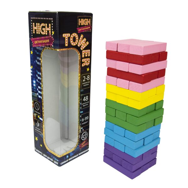 Развлекательная игра "High Tower", Джанга, русская, в кор. 28*8,2*8,2см, ТМ Стратег, Украина (6шт)
Развлекательная игра "High Tower", Джанга, русская, в кор. 28*8,2*8,2см, ТМ Стратег, Украина (6шт)
