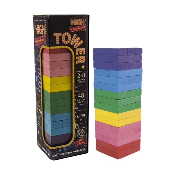 Игра развлекательная High Tower, Джанга, укр., в кор. 28*8,2*8,2см, Украина, ТМ Стратег (6шт)
Игра развлекательная High Tower, Джанга, укр., в кор. 28*8,2*8,2см, Украина, ТМ Стратег (6шт)