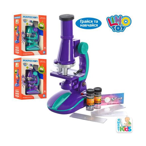 Микроскоп LIMO TOY, 19,5см, свет, стекла, пробирки 2шт, 2цв, бат., в кор. 18*25*7,5см (60шт)
Микроскоп LIMO TOY, 19,5см, свет, стекла, пробирки 2шт, 2цв, бат., в кор. 18*25*7,5см (60шт)