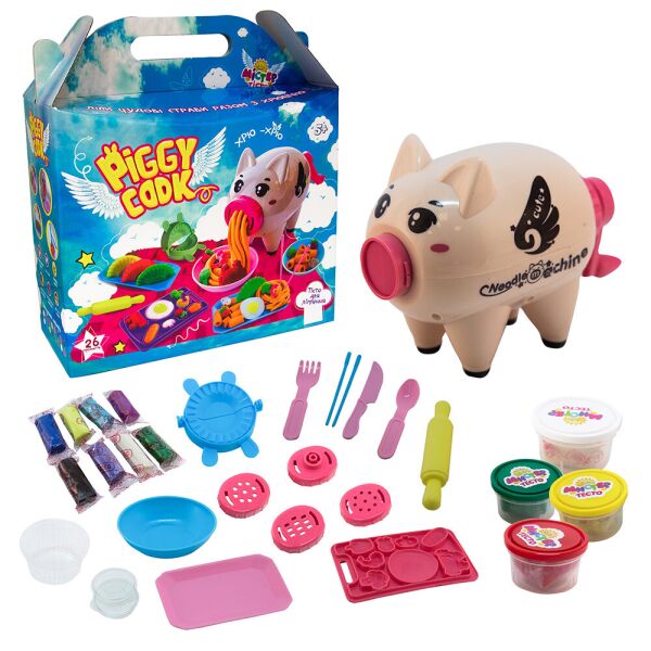 Набор для креативного творчества "Мистер тесто - Piggy Cook", в кор. 35,5*32,5*13см, ТМ Стратег, Украина
Набор для креативного творчества "Мистер тесто - Piggy Cook", в кор. 35,5*32,5*13см, ТМ Стратег, Украина