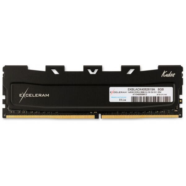 Модуль памяти для компьютера DDR4 8GB 2666 MHz Black Kudos eXceleram (EKBLACK4082619A)
Модуль памяти для компьютера DDR4 8GB 2666 MHz Black Kudos eXceleram (EKBLACK4082619A)