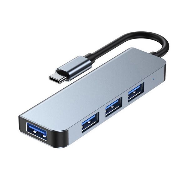 Хаб разветвитель Type-C на 4x USB 3.0/USB 2.0 BC1.2 металл
Хаб разветвитель Type-C на 4x USB 3.0/USB 2.0 BC1.2 металл