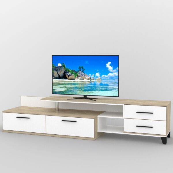 Тумба под телевизор ТВ-379 ТИСА-мебель дуб сонома + белый
Тумба под телевизор ТВ-379 ТИСА-мебель дуб сонома + белый