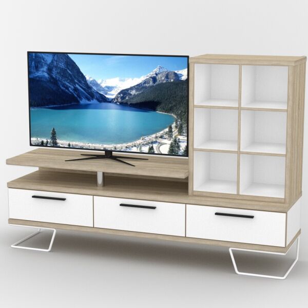 Тумба под телевизор ТВ-418 ТИСА-мебель дуб сонома + белый
Тумба под телевизор ТВ-418 ТИСА-мебель дуб сонома + белый