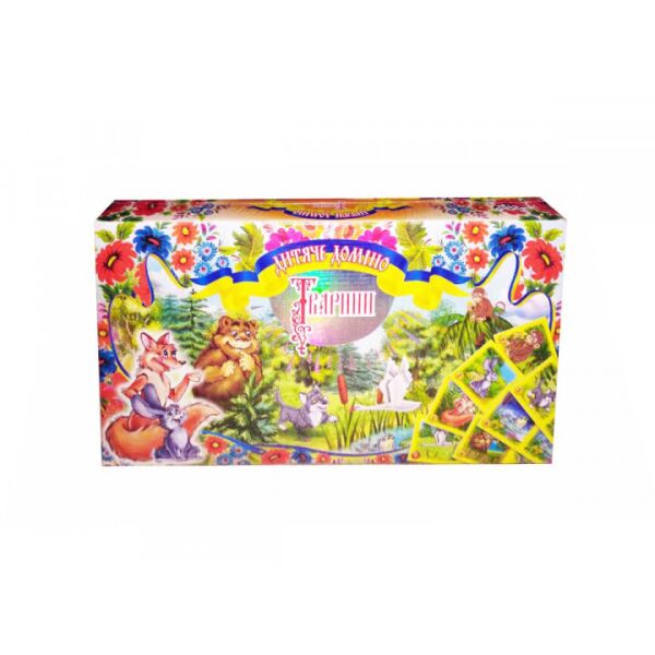 Домино детское "Животные" укр. (12) DTG44-T 
Домино детское "Животные" укр. (12) DTG44-T