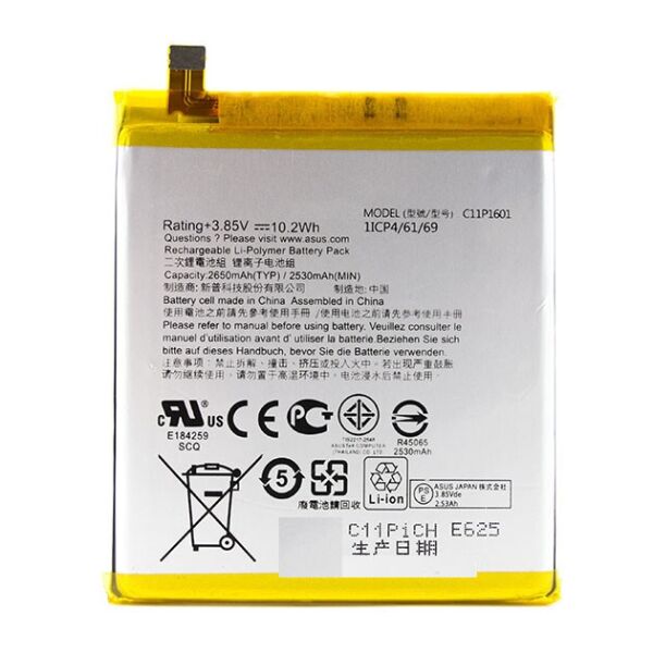 Аккумулятор для Asus ZenFone 3 2650 mAh C11P1601 ZE520KL, Z017DB, Z017 ZE520KL ZA520KL батарея Original PRC
Аккумулятор для Asus ZenFone 3 2650 mAh C11P1601 ZE520KL, Z017DB, Z017 ZE520KL ZA520KL батарея Original PRC