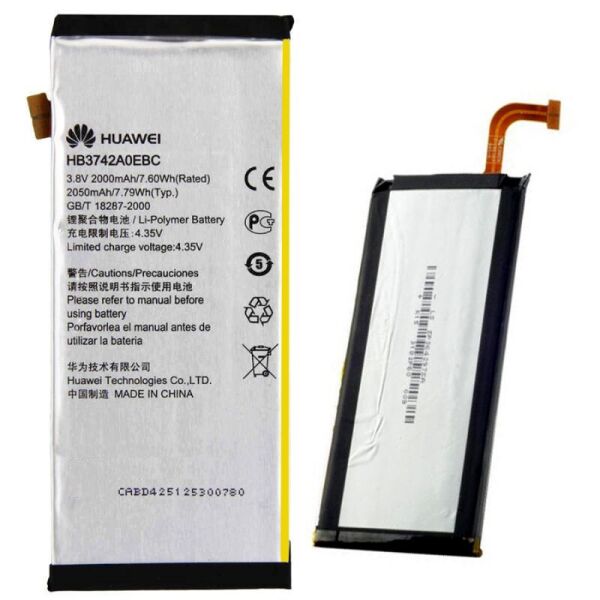Аккумулятор батарея Huawei Ascend P6 2000 mAh P6-U06 G6-U10 HB3742AOEBC Original PRC
Аккумулятор батарея Huawei Ascend P6 2000 mAh P6-U06 G6-U10 HB3742AOEBC Original PRC