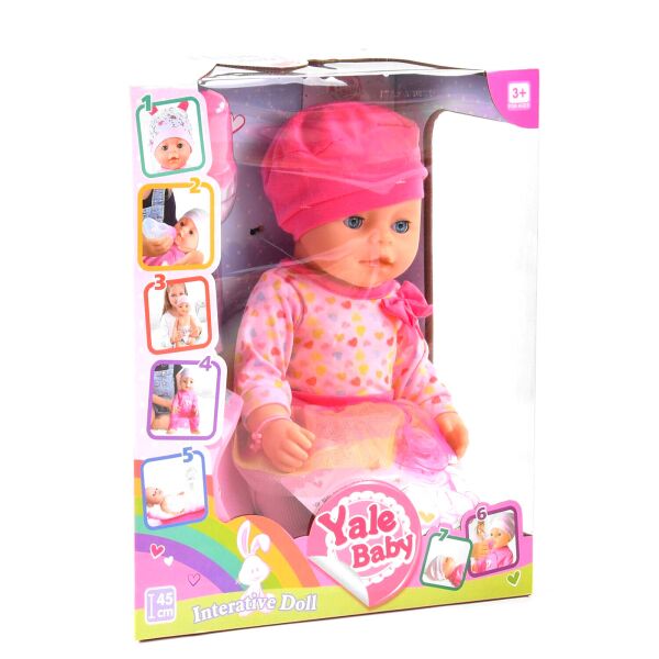 Пупс функциональный Kimi с аксессуарами 45 см Разноцветный 6982662246511
Пупс функциональный Kimi с аксессуарами 45 см Разноцветный 6982662246511