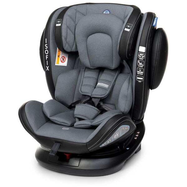 Автокресло El Camino (группа 0-1-2-3 (0-36кг) EVOLUTION 360º Royal Dark Gray IsoFix арт. 1045
Автокресло El Camino (группа 0-1-2-3 (0-36кг) EVOLUTION 360º Royal Dark Gray IsoFix арт. 1045