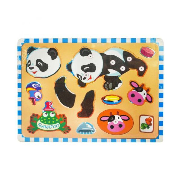 Пазл-вкладыш деревянный Nosup Панда (63557)
Пазл-вкладыш деревянный Nosup Панда (63557)