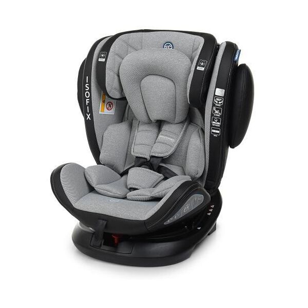 Автокресло El Camino (группа 0-1-2-3 (0-36кг) EVOLUTION 360º Royal Gray IsoFix арт. 1045
Автокресло El Camino (группа 0-1-2-3 (0-36кг) EVOLUTION 360º Royal Gray IsoFix арт. 1045
