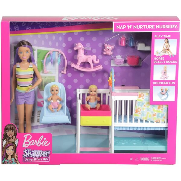 Набор Барби Детская Комната Уход За Малышами Barbie Set Kids Room Toddler Care Mattel GFL38
Набор Барби Детская Комната Уход За Малышами Barbie Set Kids Room Toddler Care Mattel GFL38