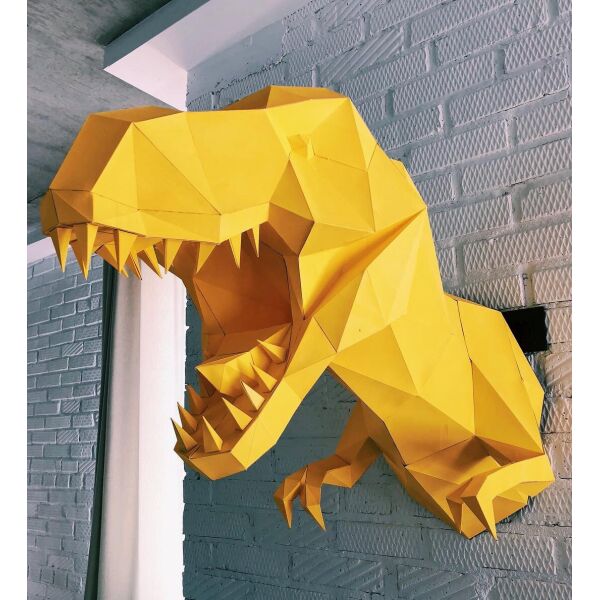 Наборы для создания 3д фигур Оригами Паперкрафт Бумажная модель Papercraft Динозавр Жёлтый
Наборы для создания 3д фигур Оригами Паперкрафт Бумажная модель Papercraft Динозавр Жёлтый