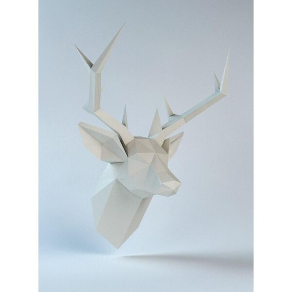 Наборы для создания 3д фигур Оригами Паперкрафт Бумажная модель Papercraft Голова Оленя Белый
Наборы для создания 3д фигур Оригами Паперкрафт Бумажная модель Papercraft Голова Оленя Белый