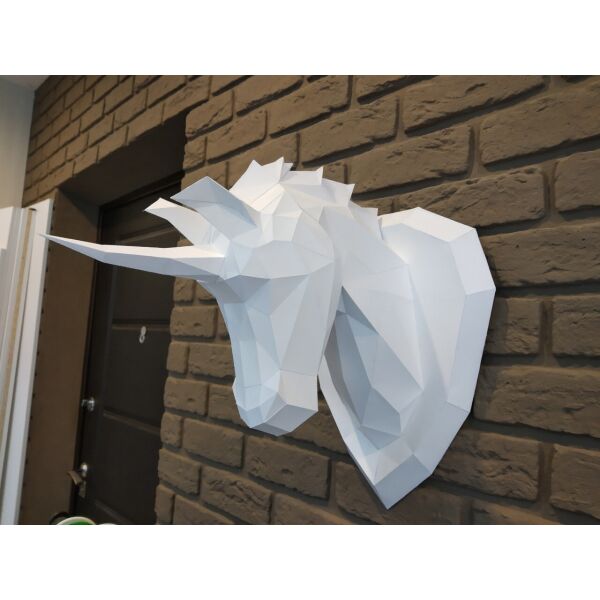 Наборы для создания 3д фигур Оригами Паперкрафт Бумажная модель Papercraft Голова Единорога Белый
Наборы для создания 3д фигур Оригами Паперкрафт Бумажная модель Papercraft Голова Единорога Белый