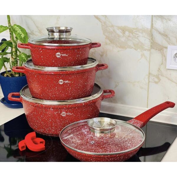 Набор кастрюль и сковорода Higher Kitchen HK-310 КРАСНЫЙ Набор посуды с гранитным антипригарным покрытием
Набор кастрюль и сковорода Higher Kitchen HK-310 КРАСНЫЙ Набор посуды с гранитным антипригарным покрытием
