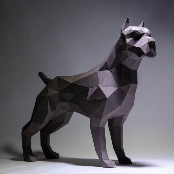 Наборы для создания 3д фигур Оригами Паперкрафт Бумажная модель Papercraft Питбуль Белый
Наборы для создания 3д фигур Оригами Паперкрафт Бумажная модель Papercraft Питбуль Белый