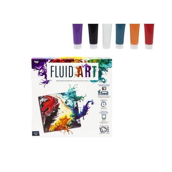 Набор для творчества "Fluid art" Dankotoys. 39651 
Набор для творчества "Fluid art" Dankotoys. 39651