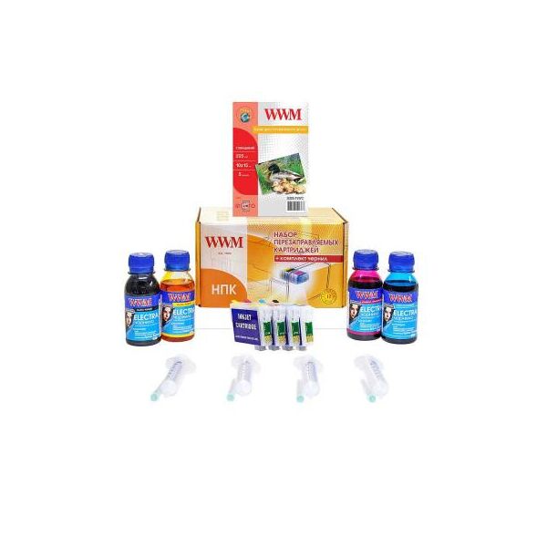 Комплект перезаправляемых картриджей WWM Epson C91/CX4300/T26/27/TX106/109 ELECTRA (RC.T092NU). 43775
Комплект перезаправляемых картриджей WWM Epson C91/CX4300/T26/27/TX106/109 ELECTRA (RC.T092NU). 43775