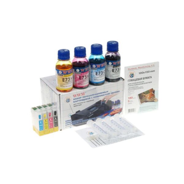Комплект перезаправляемых картриджей WWM Epson C91/CX4300/T26/27/TX106/109 (RC.T092N). 43774
Комплект перезаправляемых картриджей WWM Epson C91/CX4300/T26/27/TX106/109 (RC.T092N). 43774